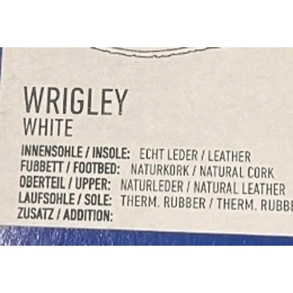 Birkenstock Wrigley White Leather Womens Sneakers Sz EU 36N=US W 5